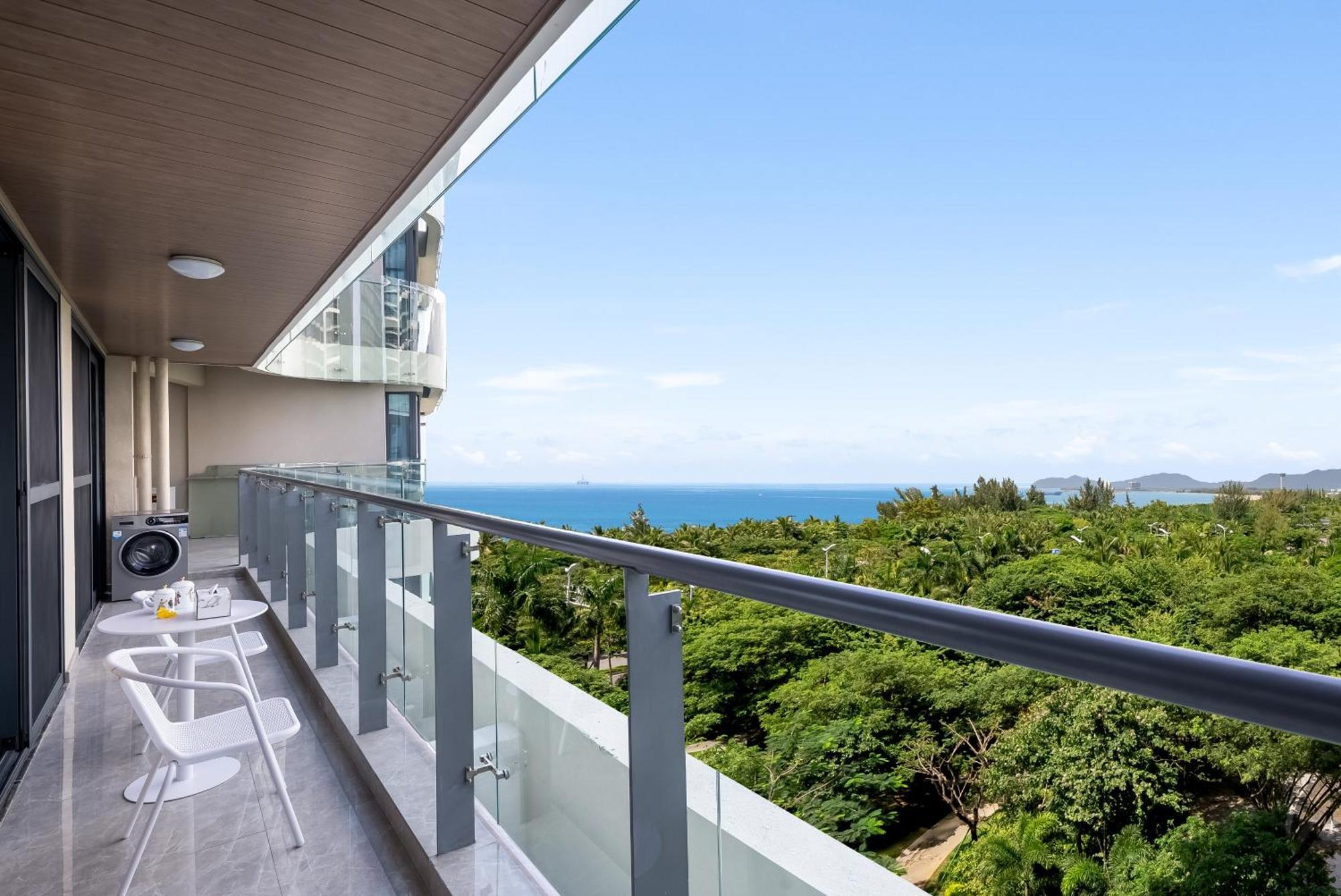 Puhai Sea View Apt By Hailan Tour At Sanya Yazhou Bay#Only 100 Meters To Beach And Sea Swimming Area Kültér fotó