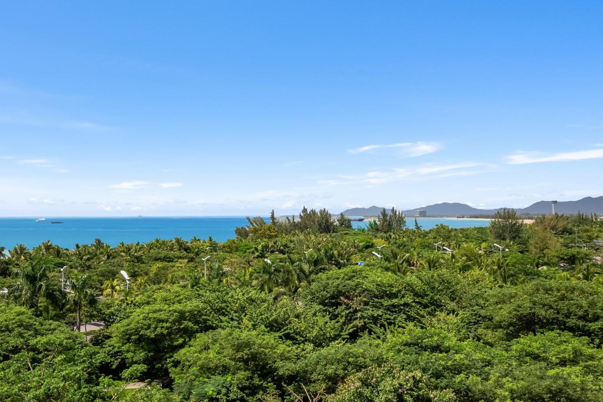 Puhai Sea View Apt By Hailan Tour At Sanya Yazhou Bay#Only 100 Meters To Beach And Sea Swimming Area Kültér fotó