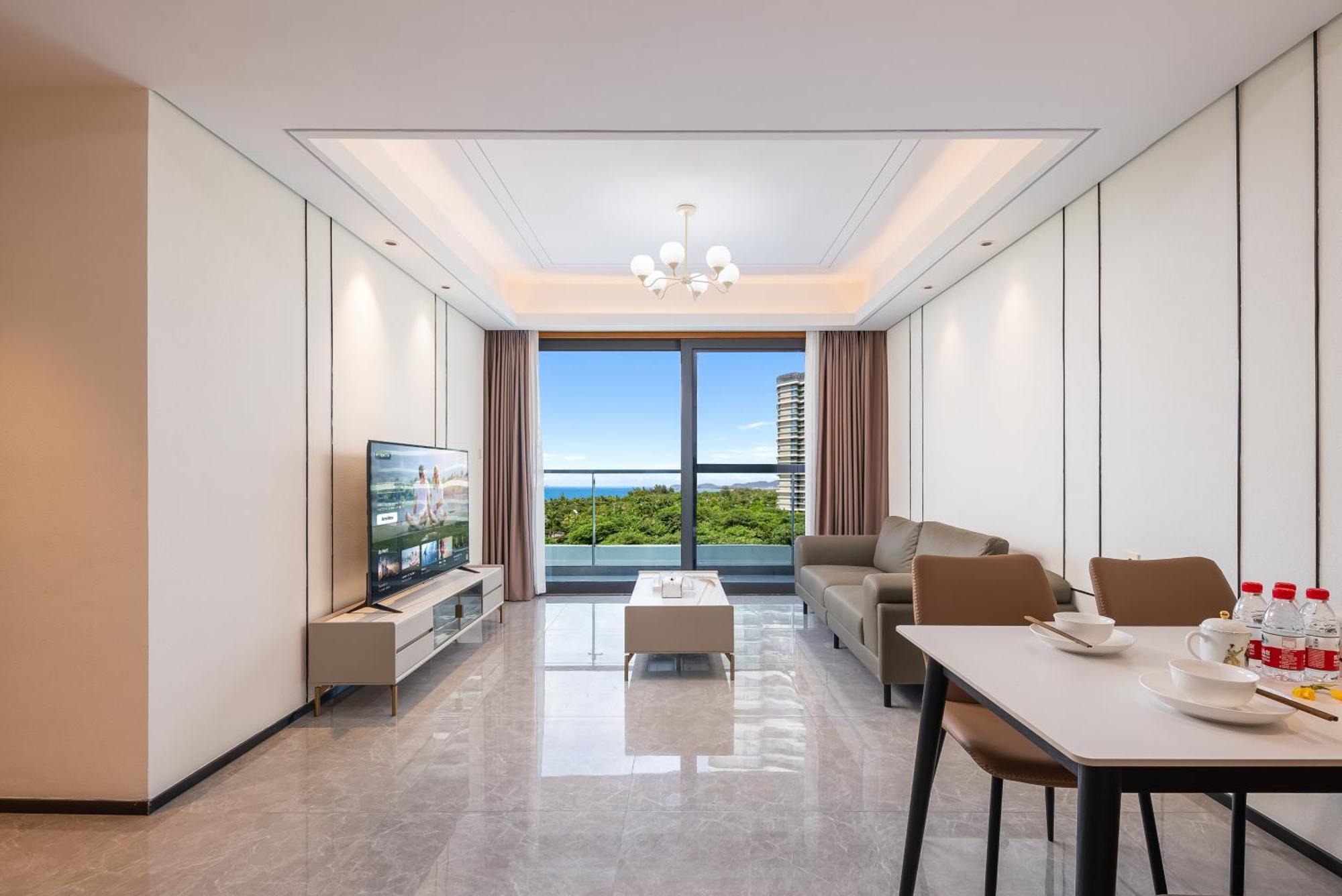 Puhai Sea View Apt By Hailan Tour At Sanya Yazhou Bay#Only 100 Meters To Beach And Sea Swimming Area Kültér fotó