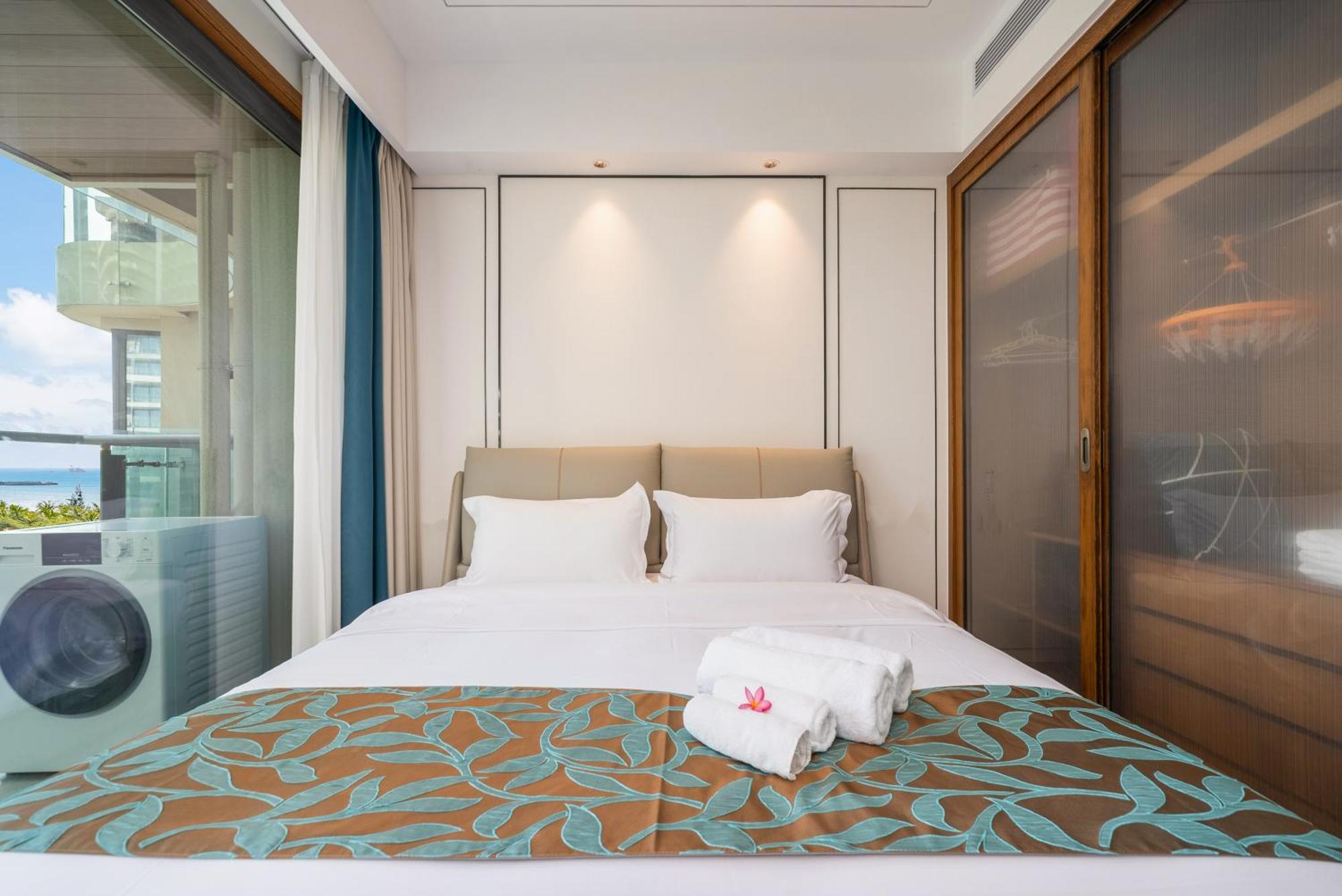 Puhai Sea View Apt By Hailan Tour At Sanya Yazhou Bay#Only 100 Meters To Beach And Sea Swimming Area Kültér fotó