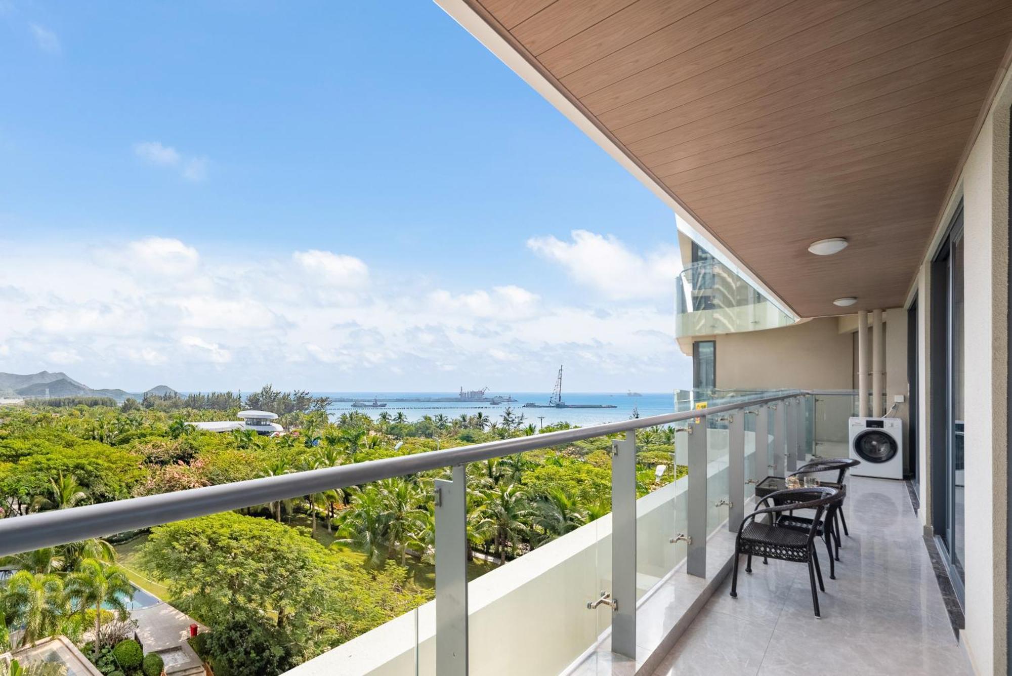 Puhai Sea View Apt By Hailan Tour At Sanya Yazhou Bay#Only 100 Meters To Beach And Sea Swimming Area Kültér fotó
