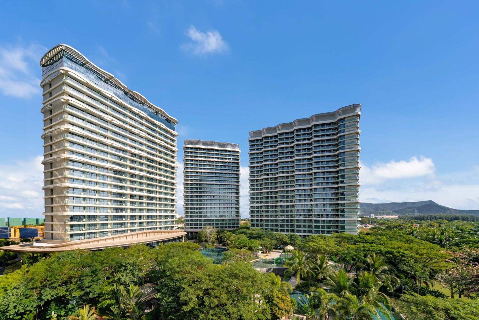 Puhai Sea View Apt By Hailan Tour At Sanya Yazhou Bay#Only 100 Meters To Beach And Sea Swimming Area Kültér fotó