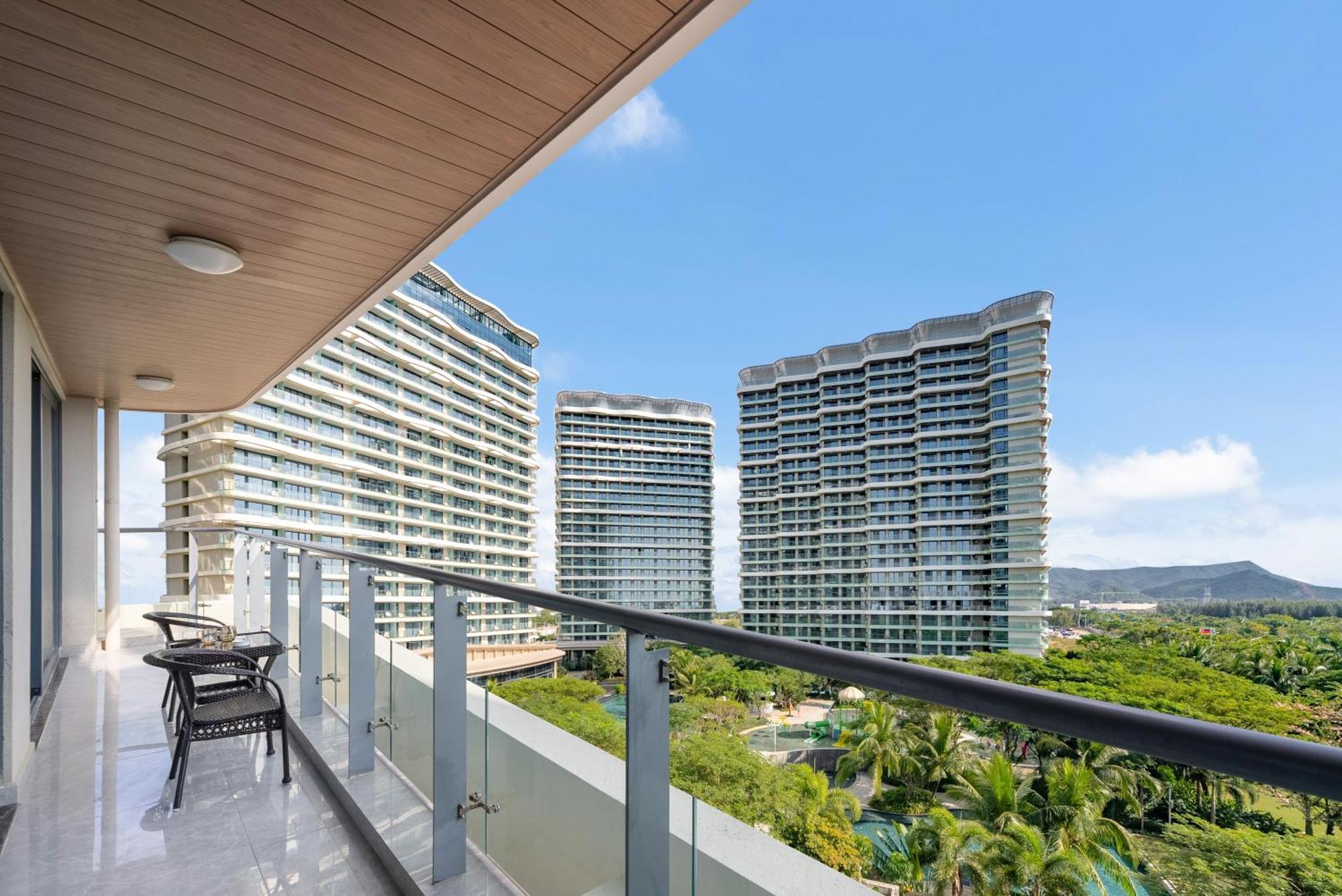 Puhai Sea View Apt By Hailan Tour At Sanya Yazhou Bay#Only 100 Meters To Beach And Sea Swimming Area Kültér fotó