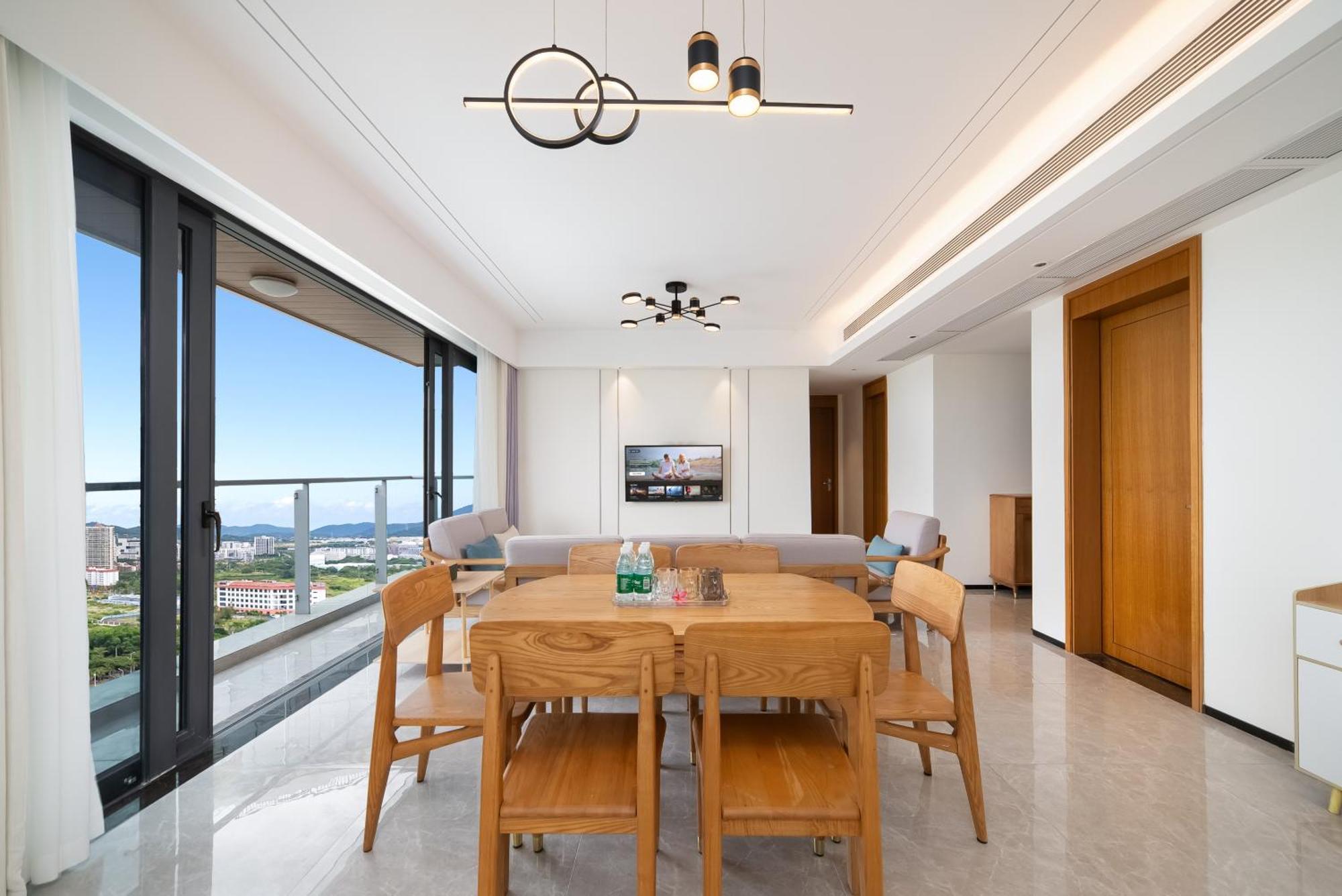 Puhai Sea View Apt By Hailan Tour At Sanya Yazhou Bay#Only 100 Meters To Beach And Sea Swimming Area Kültér fotó