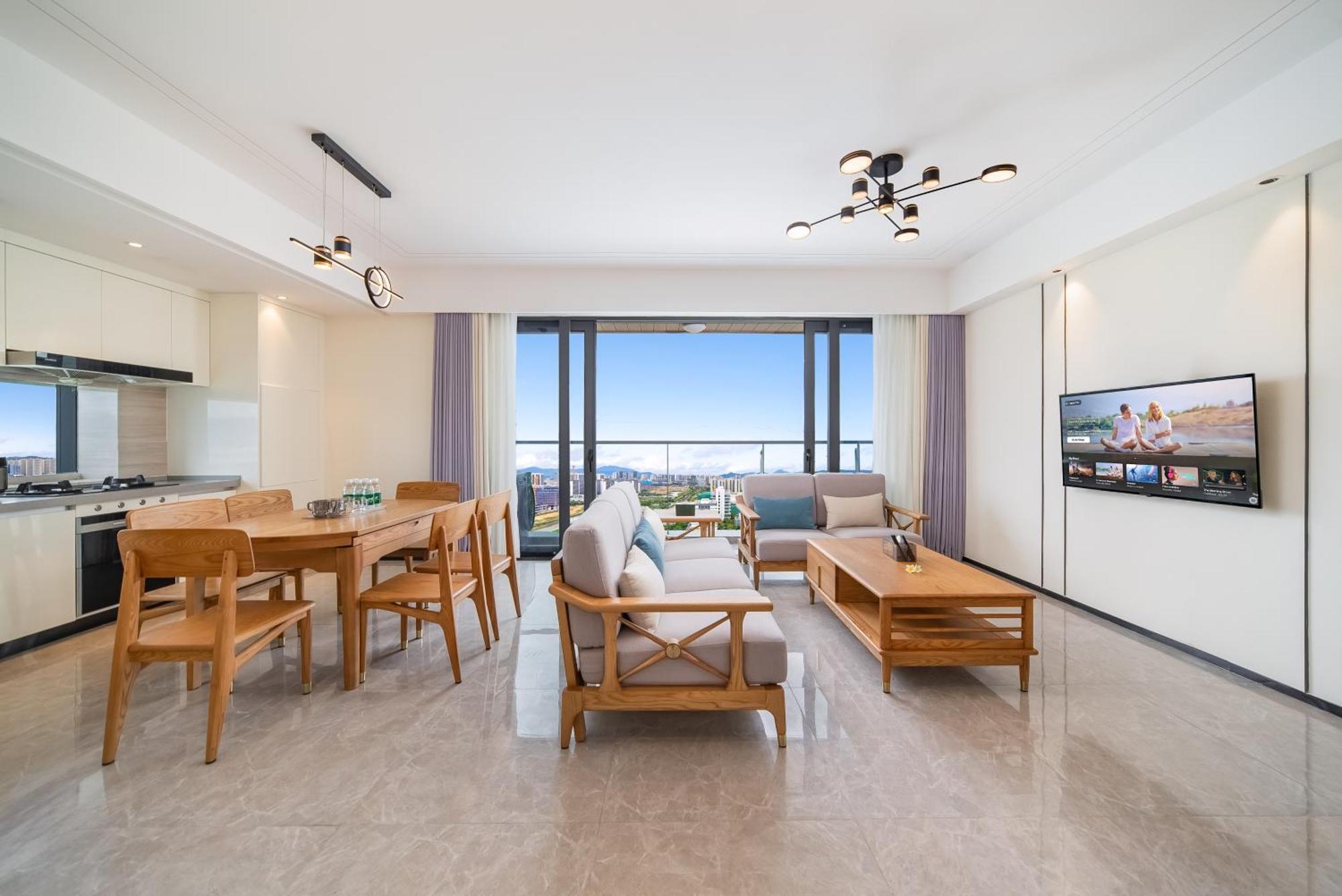 Puhai Sea View Apt By Hailan Tour At Sanya Yazhou Bay#Only 100 Meters To Beach And Sea Swimming Area Kültér fotó