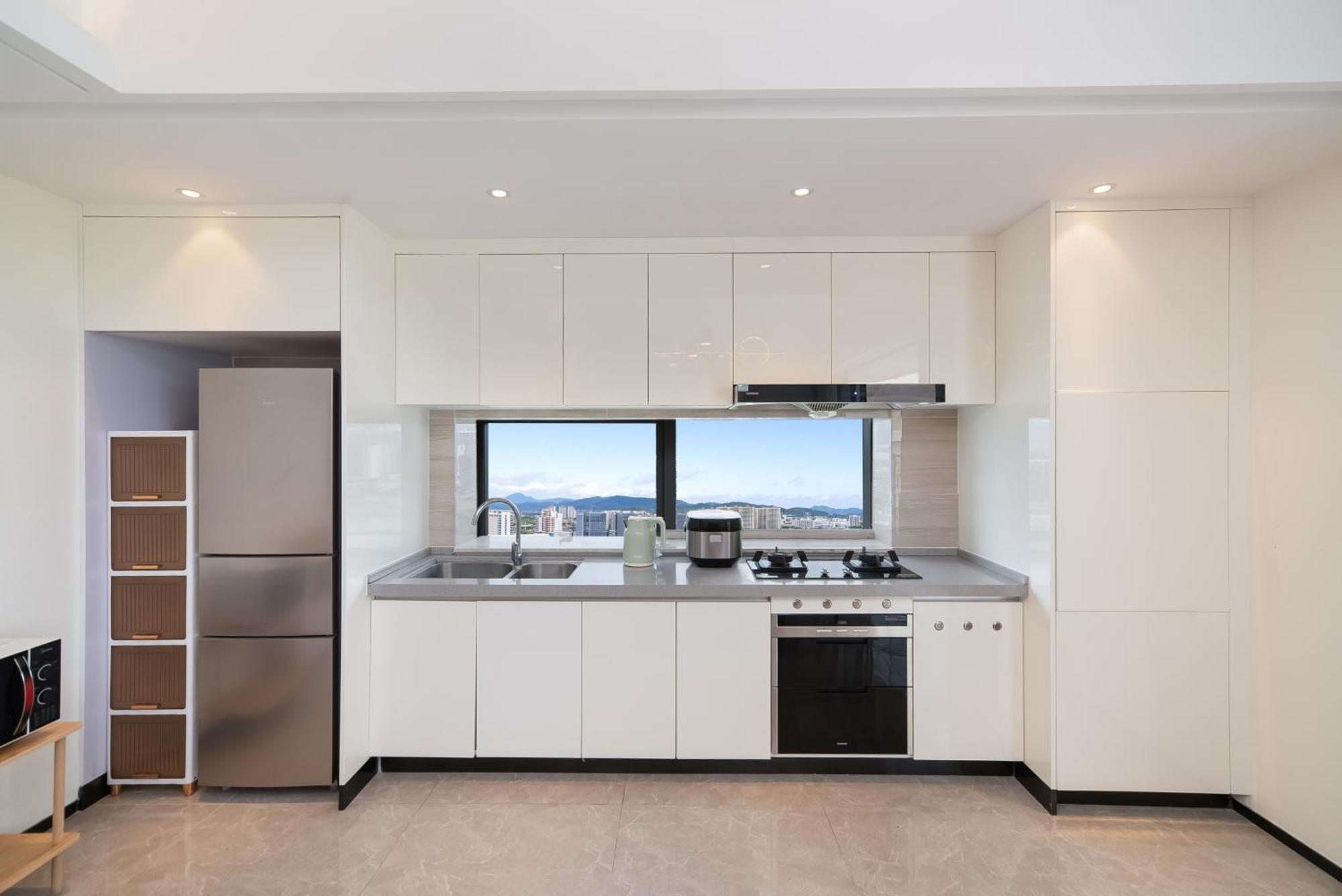 Puhai Sea View Apt By Hailan Tour At Sanya Yazhou Bay#Only 100 Meters To Beach And Sea Swimming Area Kültér fotó