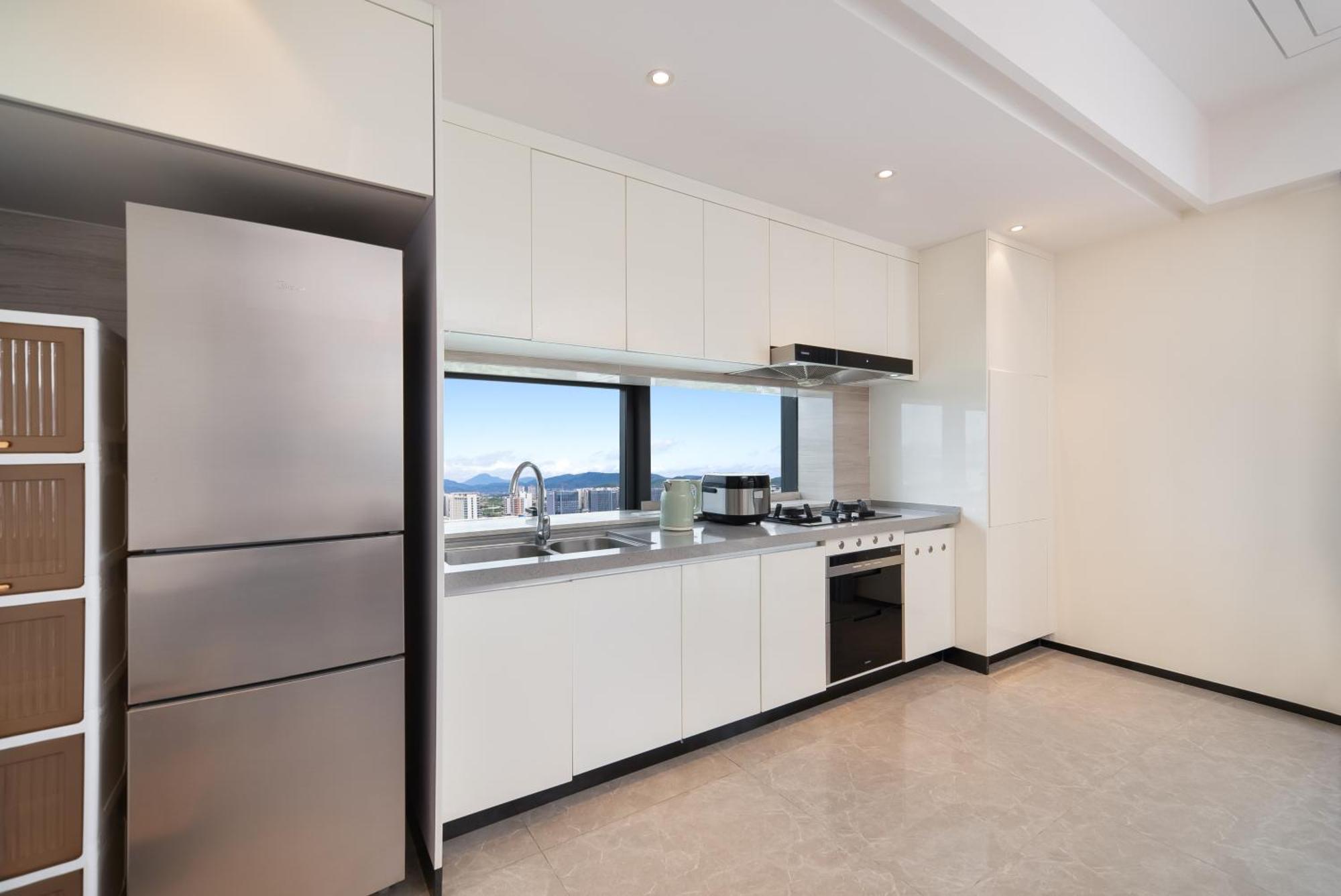 Puhai Sea View Apt By Hailan Tour At Sanya Yazhou Bay#Only 100 Meters To Beach And Sea Swimming Area Kültér fotó