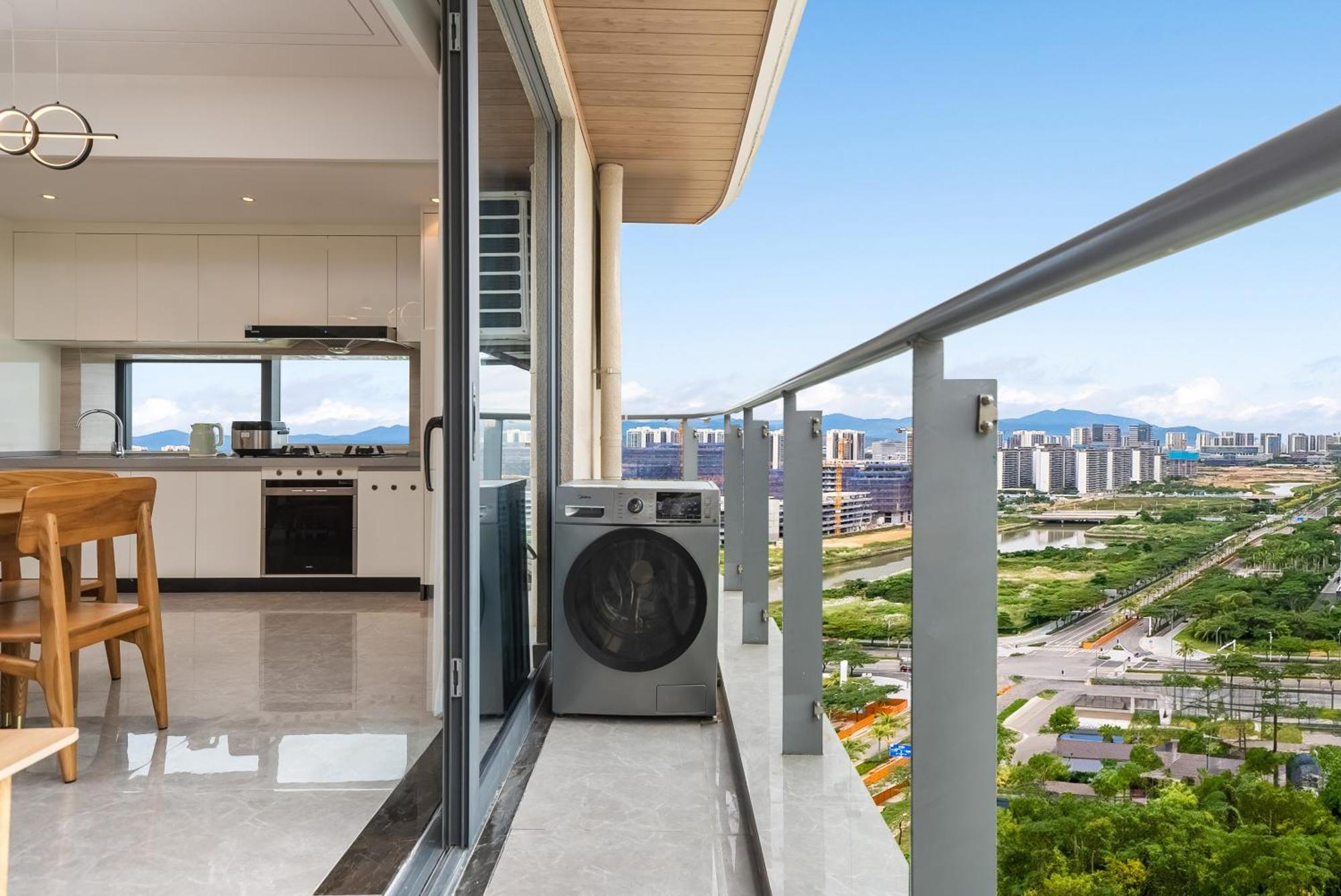Puhai Sea View Apt By Hailan Tour At Sanya Yazhou Bay#Only 100 Meters To Beach And Sea Swimming Area Kültér fotó