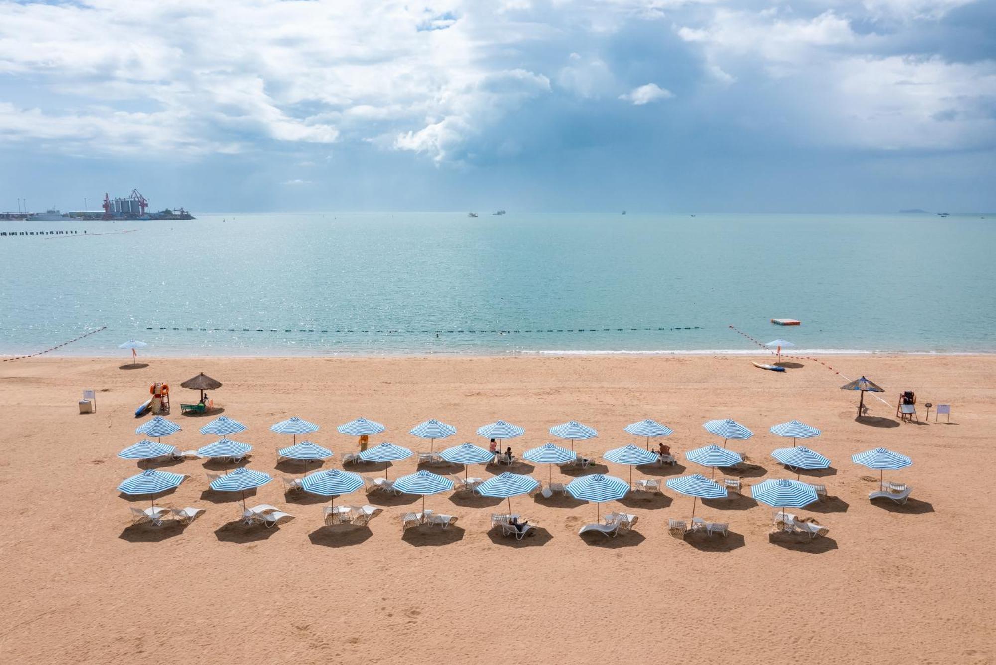 Puhai Sea View Apt By Hailan Tour At Sanya Yazhou Bay#Only 100 Meters To Beach And Sea Swimming Area Kültér fotó