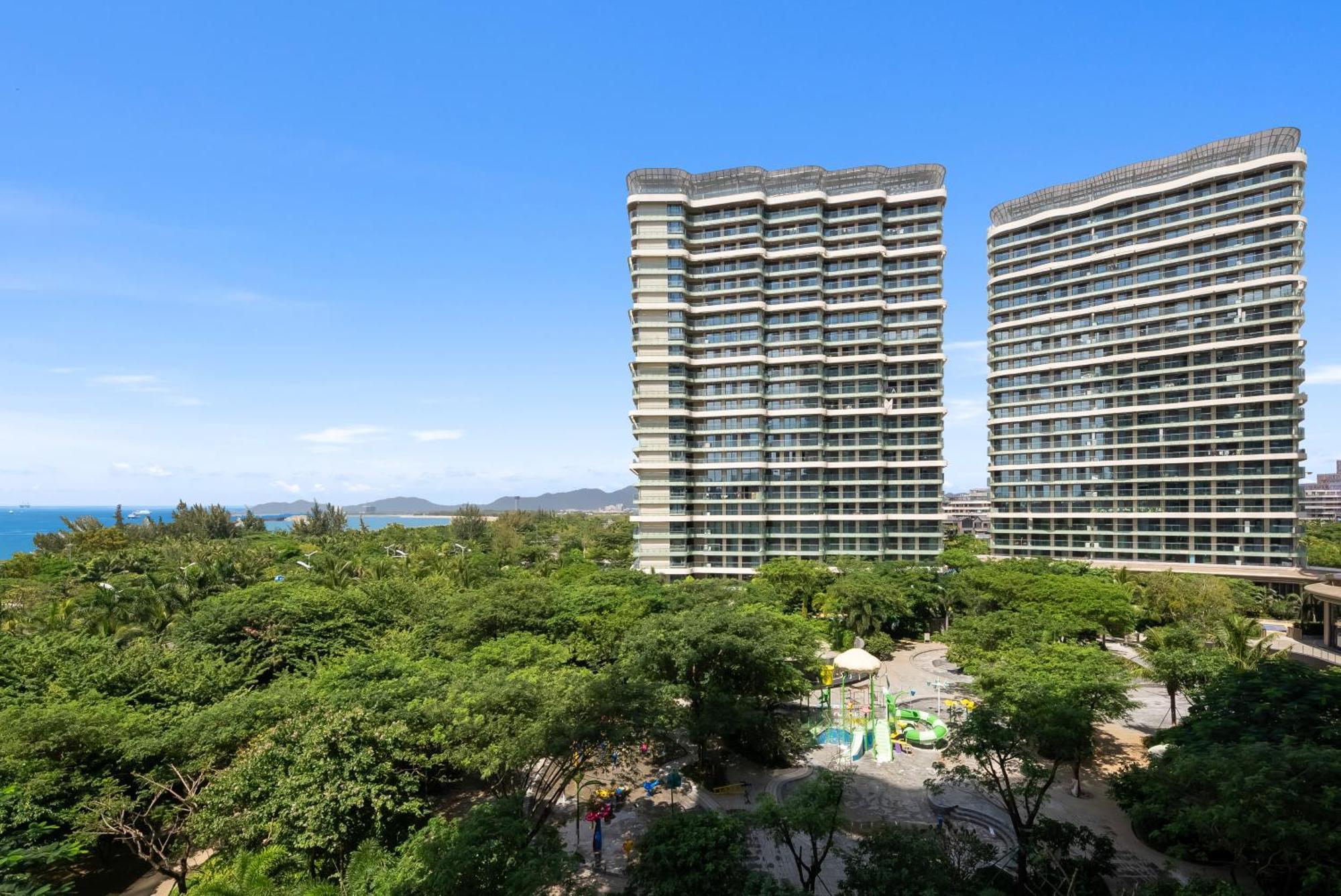Puhai Sea View Apt By Hailan Tour At Sanya Yazhou Bay#Only 100 Meters To Beach And Sea Swimming Area Kültér fotó