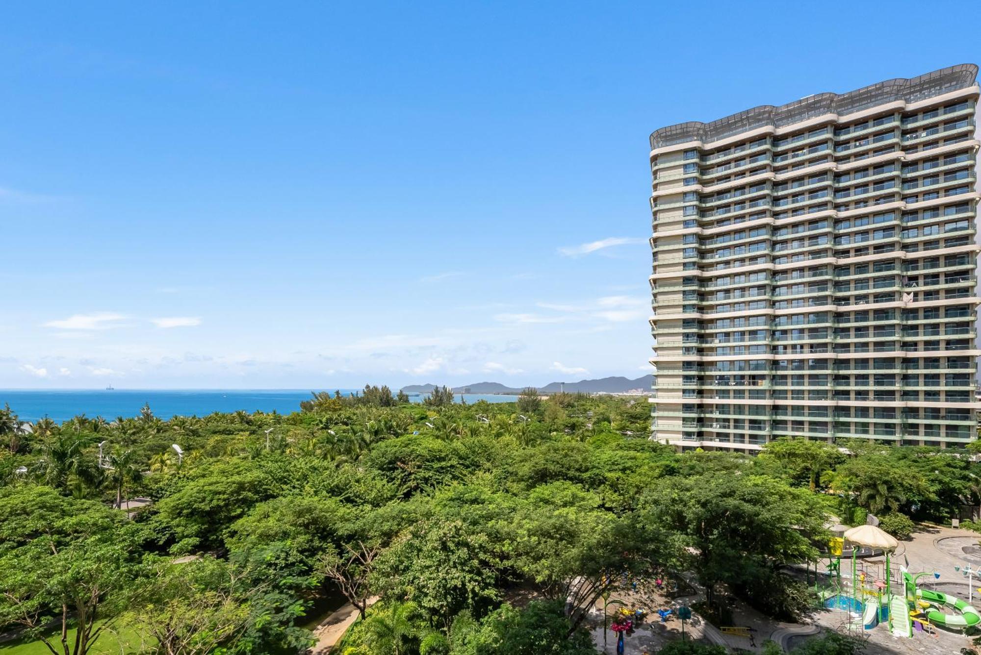Puhai Sea View Apt By Hailan Tour At Sanya Yazhou Bay#Only 100 Meters To Beach And Sea Swimming Area Kültér fotó