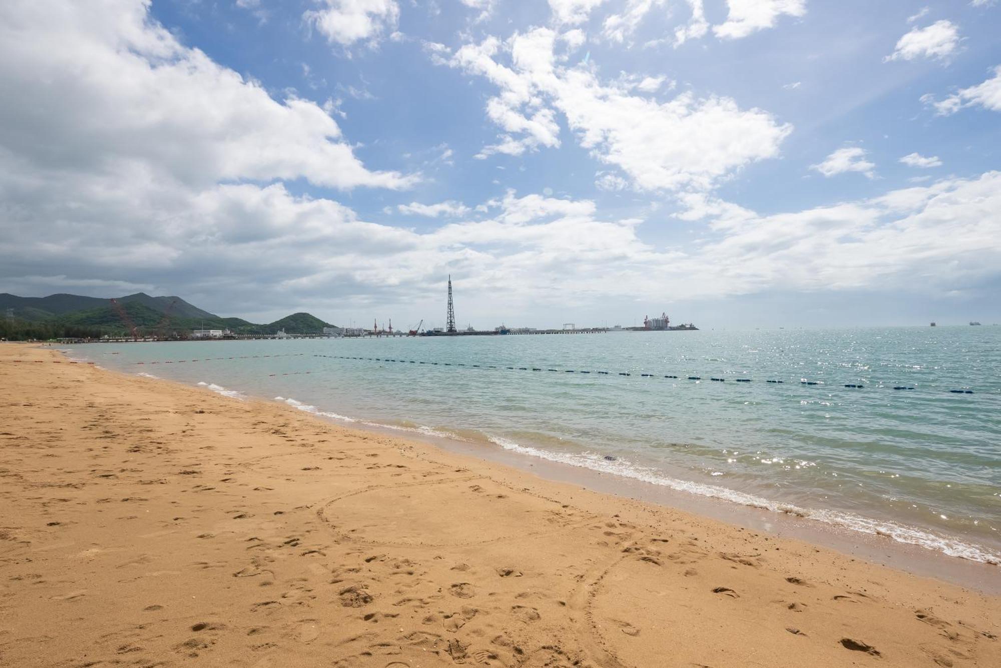 Puhai Sea View Apt By Hailan Tour At Sanya Yazhou Bay#Only 100 Meters To Beach And Sea Swimming Area Kültér fotó