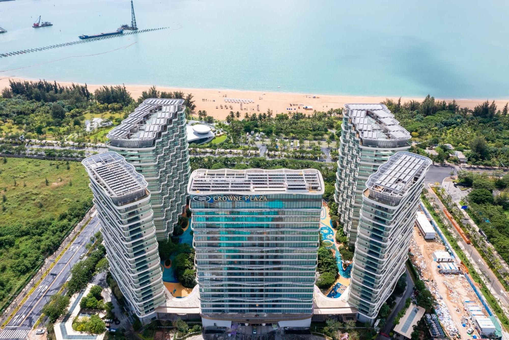 Puhai Sea View Apt By Hailan Tour At Sanya Yazhou Bay#Only 100 Meters To Beach And Sea Swimming Area Kültér fotó