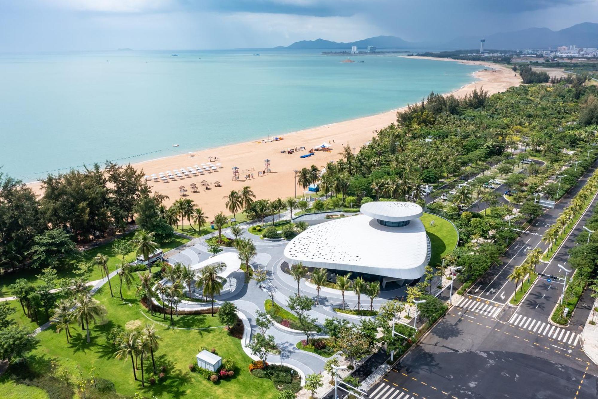 Puhai Sea View Apt By Hailan Tour At Sanya Yazhou Bay#Only 100 Meters To Beach And Sea Swimming Area Kültér fotó